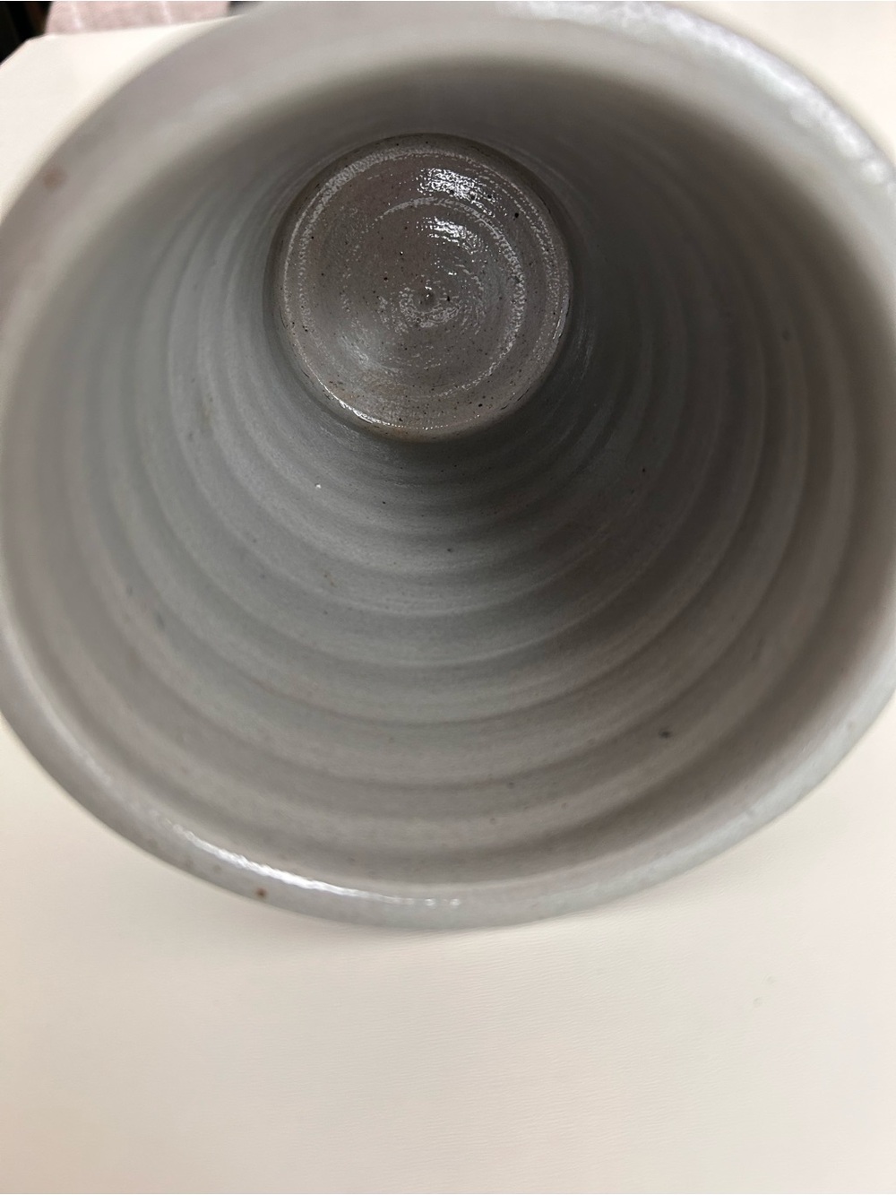 David Eldreth 1989 Salt Glazed Stoneware Crock Cobalt Blue Floral PA Pottery - Picture 3 of 7